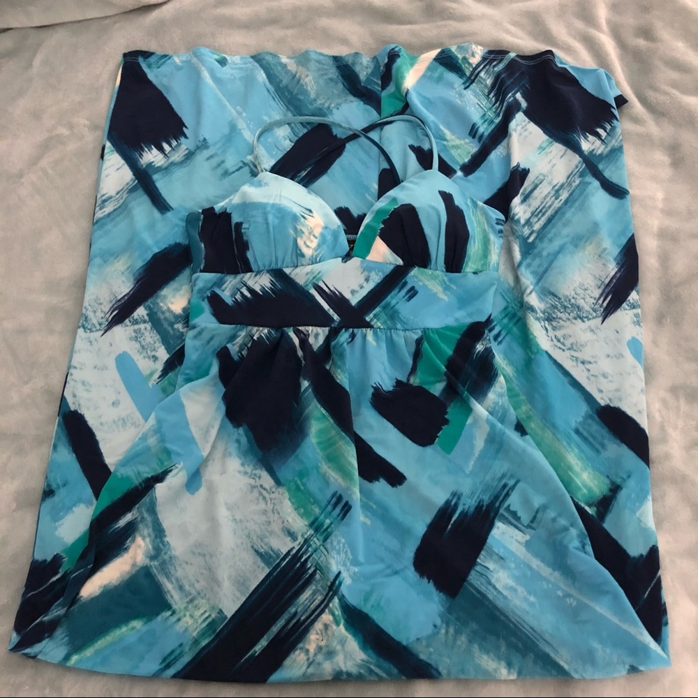 CITY TRIANGLES blue maxi Dress